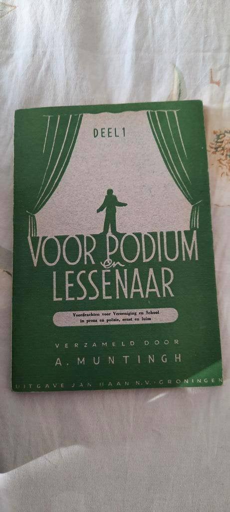 A Muntingh - voor podium en lessenaar Deel I, Ophalen of Verzenden, Gelezen