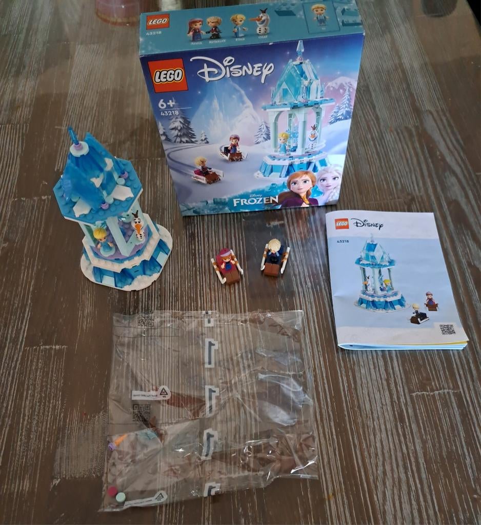 LEGO Disney Frozen IJspaleis 43218, Ophalen of Verzenden, Zo goed als nieuw