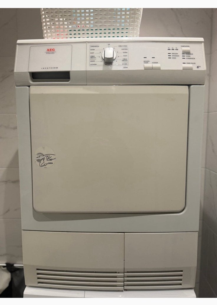 Droger, Witgoed en Apparatuur, Ophalen, Zo goed als nieuw, Condens, 85 tot 90 cm