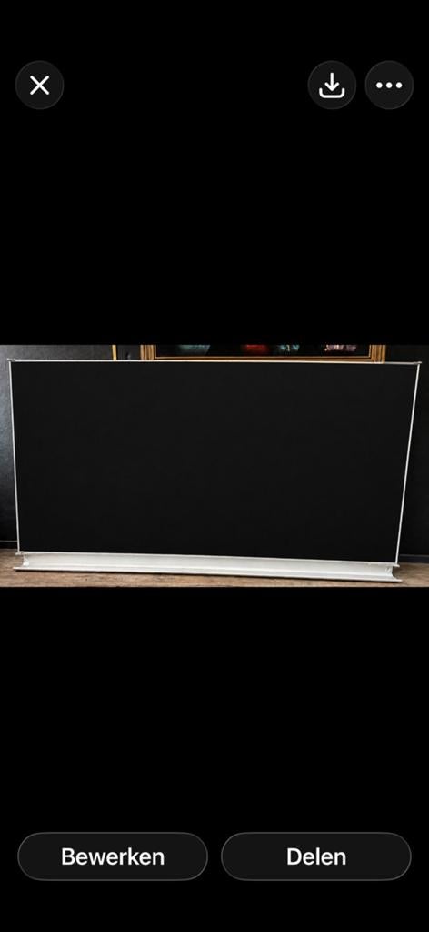 Krijtbord / schoolbird  - 204x108 cm, Ophalen of Verzenden, Gebruikt