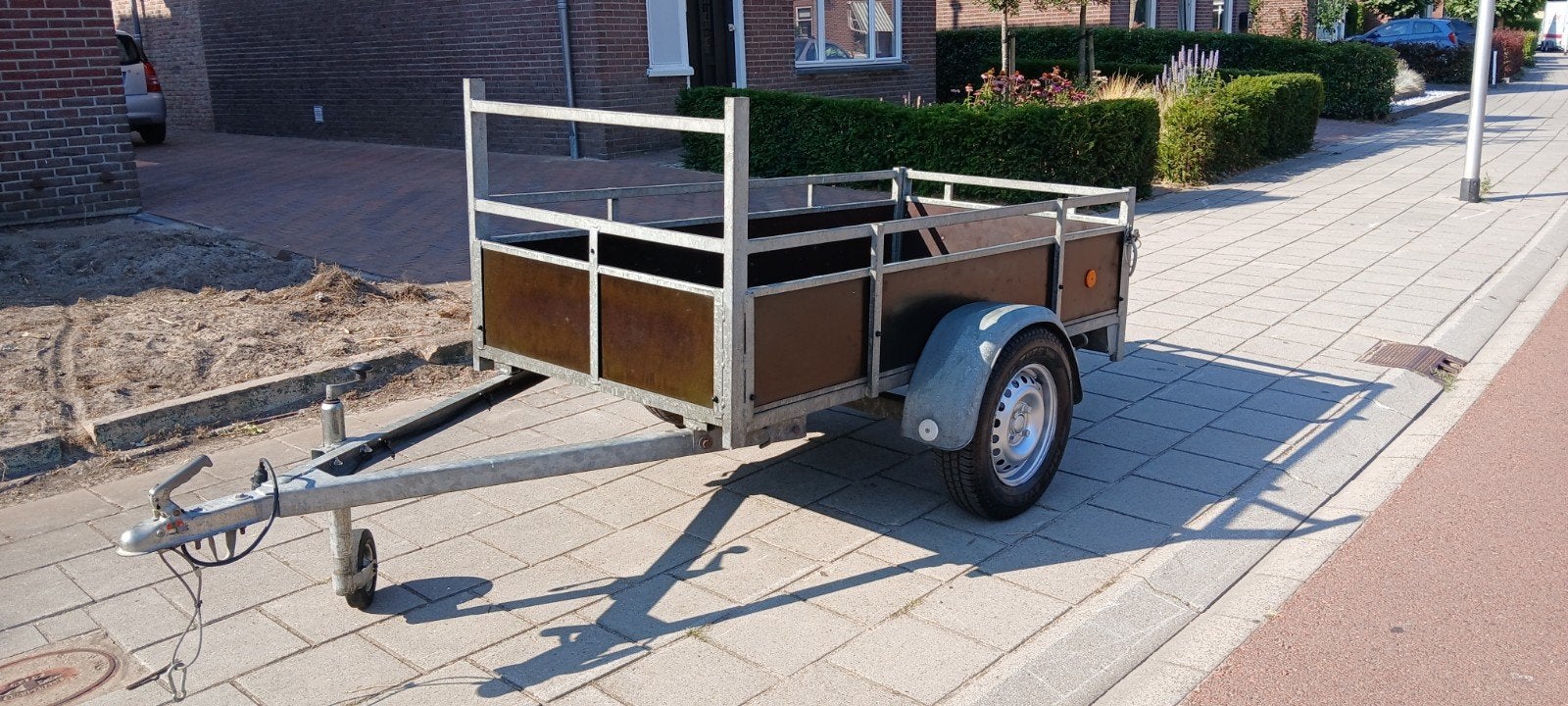 aanhanger,enkelasser, aanhangwagen, Ophalen of Verzenden, Gebruikt