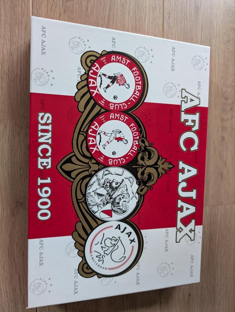 Ajax Puzzel 1000 stukjes - Nieuw in doos, Ophalen of Verzenden, Meer dan 50 stukjes, Nieuw, 6 jaar of ouder