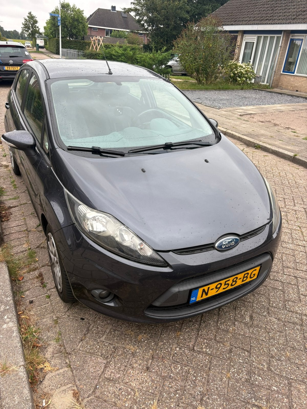 Ford Fiësta 1.25 60KW 5DR 2009 Grijs, Auto's, Voorwielaandrijving, 1242 cc, Handgeschakeld, Particulier