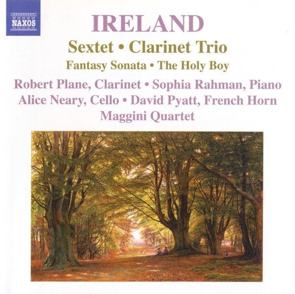 IRELAND Sextet & clarinet trio CD MAGGINI QUARTET NAXOS ZGAN, Ophalen of Verzenden, Modernisme tot heden, Zo goed als nieuw, Kamermuziek