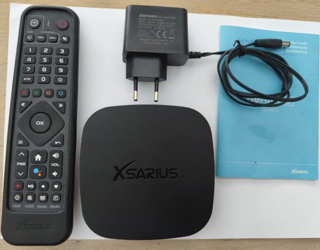 Xsarius Avant 3+ 4K IPTV Box media-player, Ophalen of Verzenden, Zo goed als nieuw, HDMI, Minder dan 500 GB