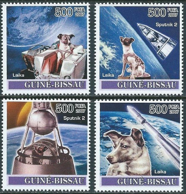 Ruimtevaart - Guinea-Bissau - Mi 3683/3686 - Postfris, Ophalen of Verzenden, Postfris, Overige thema's