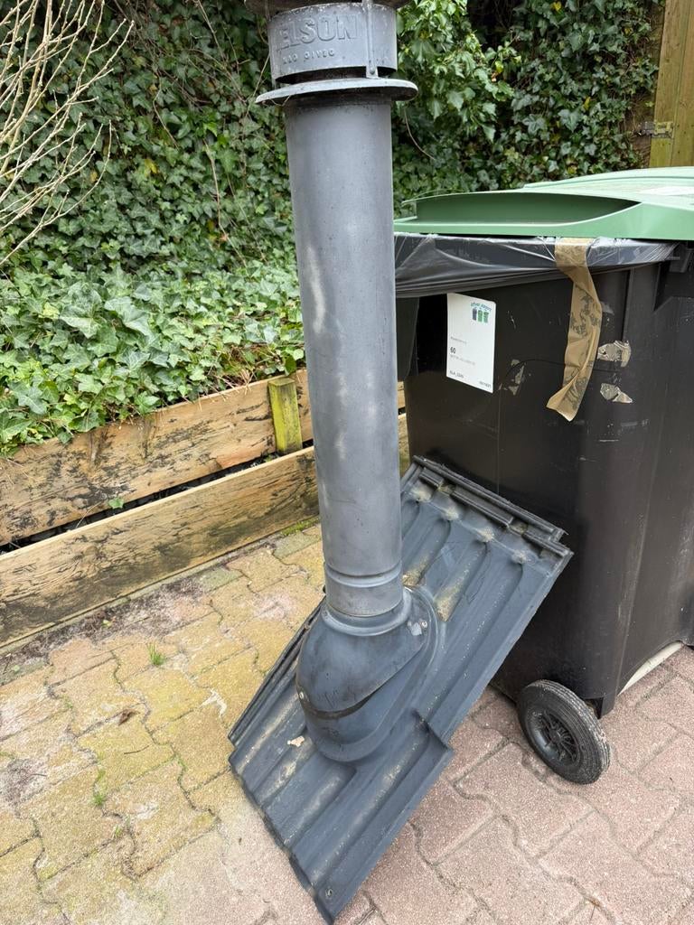 Rookgasafvoer, Ophalen of Verzenden, Minder dan 2 meter, 80 mm of meer, Afvoer