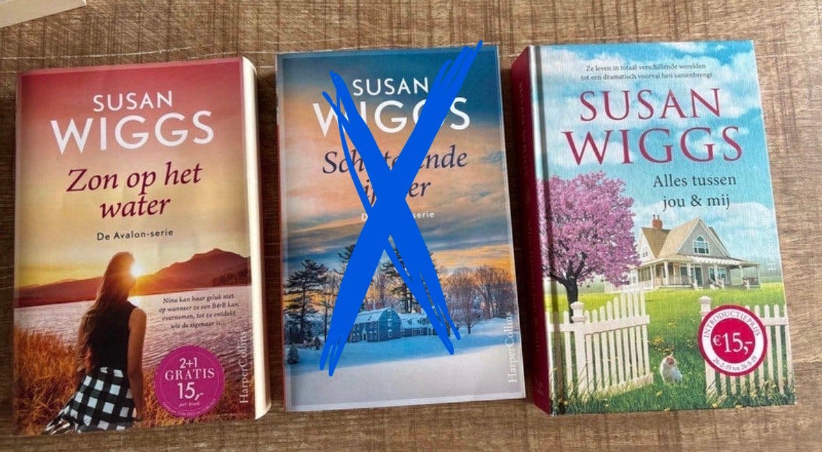 Susan Wiggs boeken, Verzenden, Zo goed als nieuw, Nederland