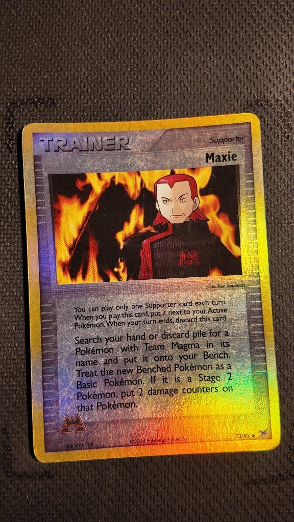 Maxie 73 Team Magma vs Team Aqua | Pokemon kaart, Ophalen, Zo goed als nieuw, Losse kaart, Foil