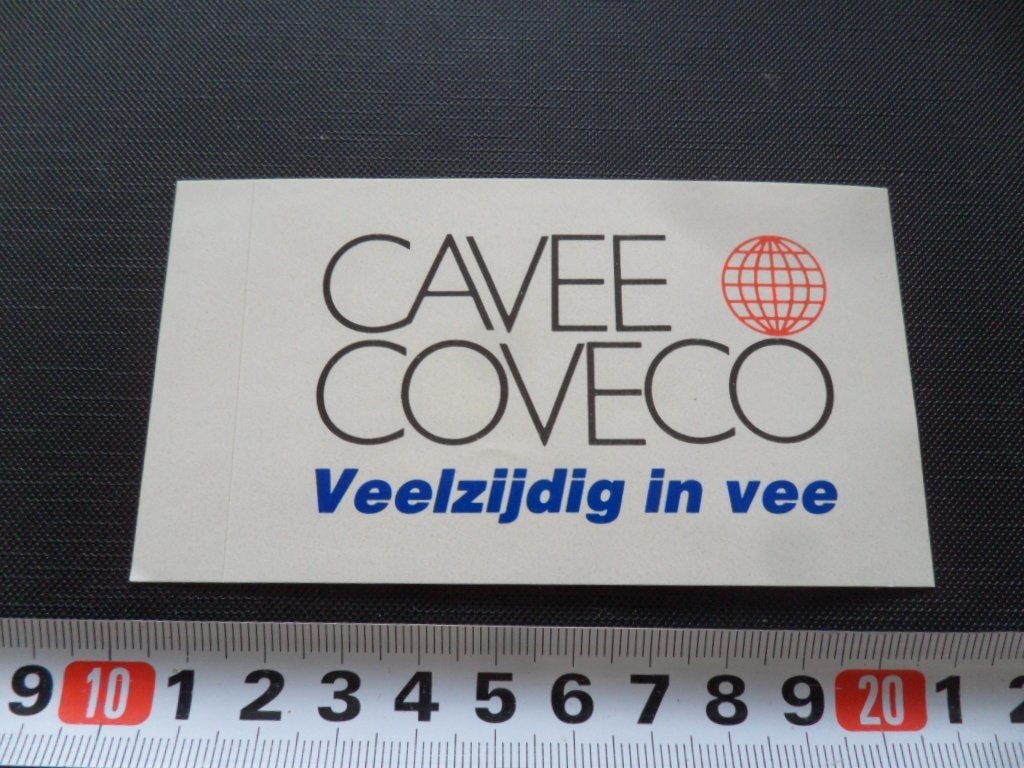 sticker CAVEE COVECO Veelzijdig in vee, Ophalen, Zo goed als nieuw