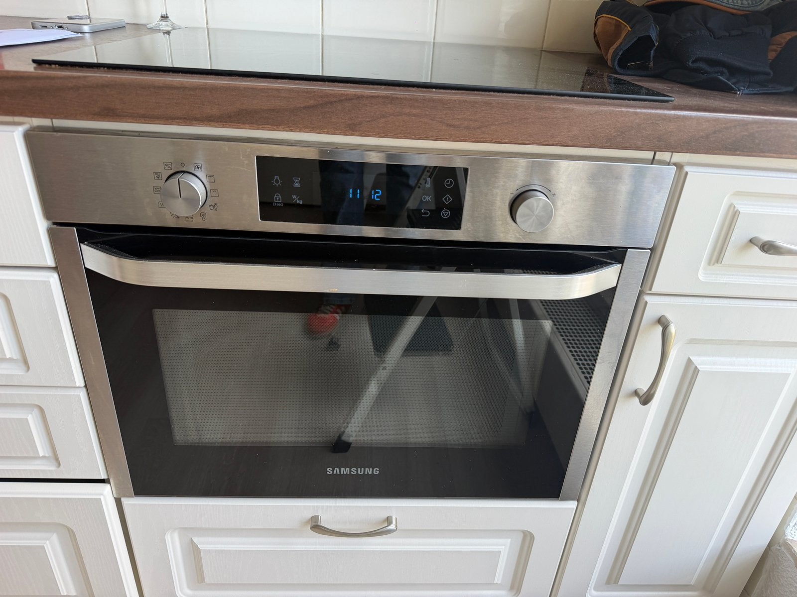 Samsung NQ50J3530BS/EF – Inbouw combi-oven/magnetron, Witgoed en Apparatuur, Ovens, Ophalen, Gebruikt, Combi-oven, Inbouw