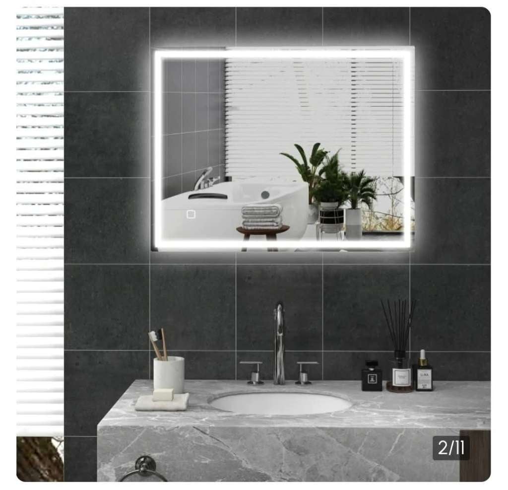 Badkamerspiegel nieuw led, Huis en Inrichting, Badkamer | Badtextiel en Accessoires, Wit, Nieuw, Ophalen of Verzenden, A