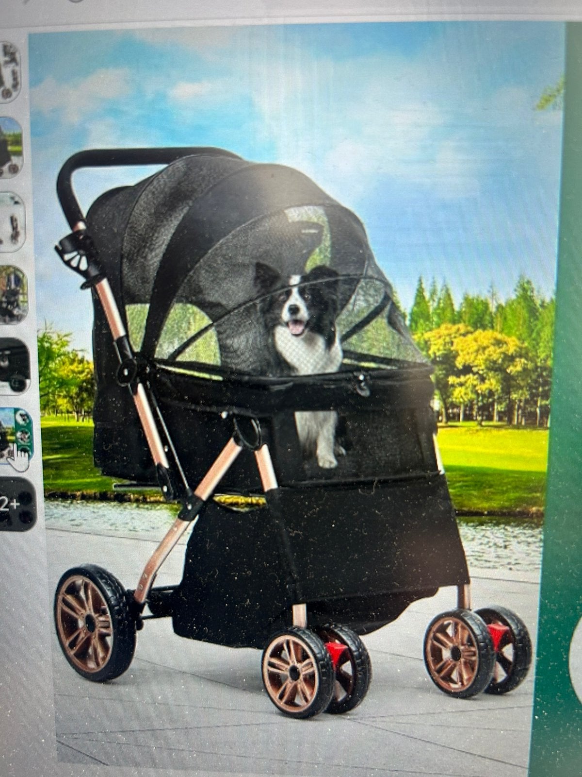 Hondenbuggy YitaHome, Dieren en Toebehoren, Overige merken, Ophalen, Zo goed als nieuw, Hondenbuggy