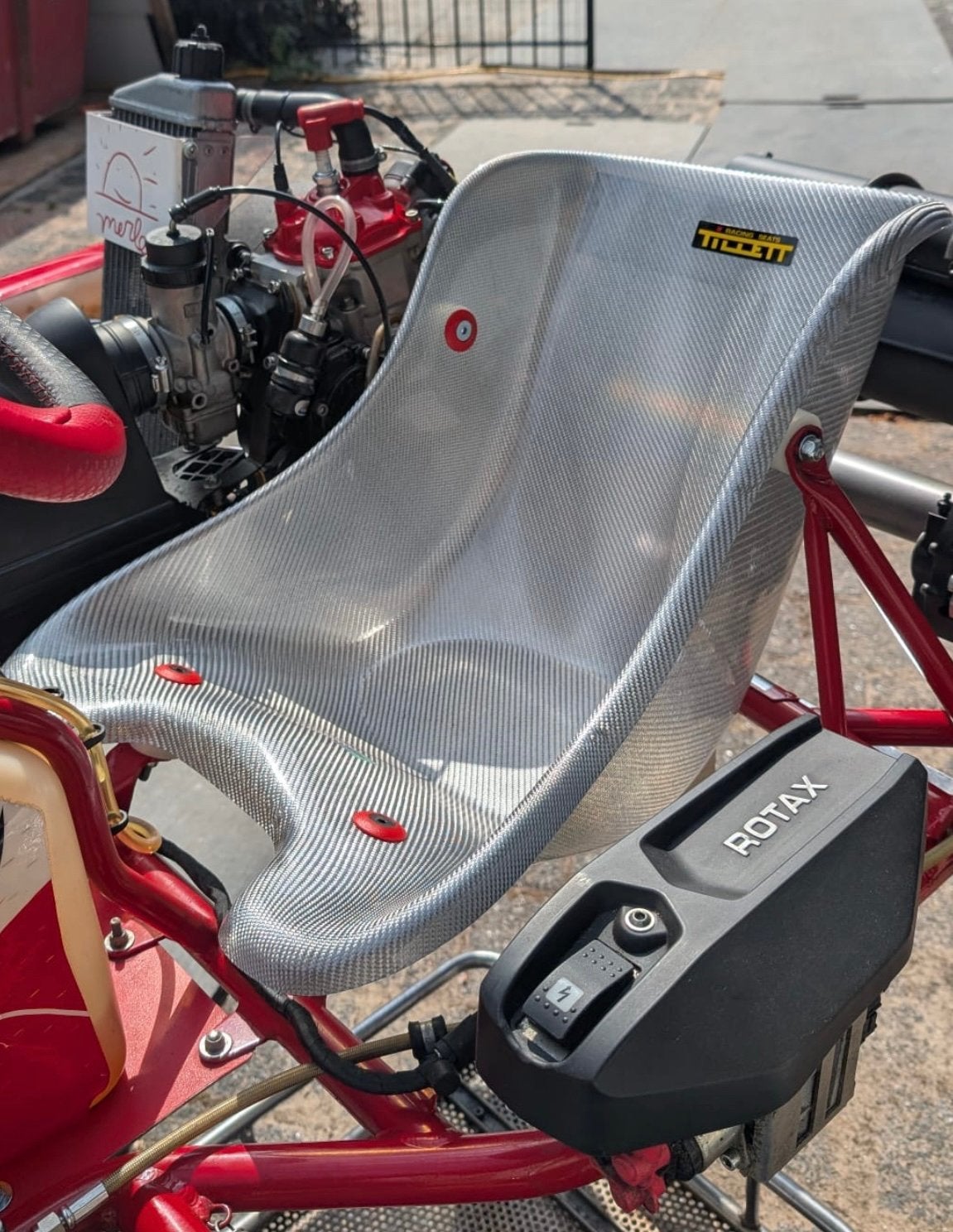 Kart stoel Tillett T 11 T zilver. nieuw!!!, Ophalen of Verzenden, Zo goed als nieuw, Kart