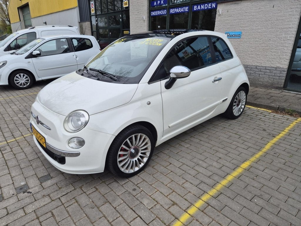 Fiat 500 1.4-16V Sport (bj 2008), Voorwielaandrijving, 101 pk, Gebruikt, 31 €/maand
