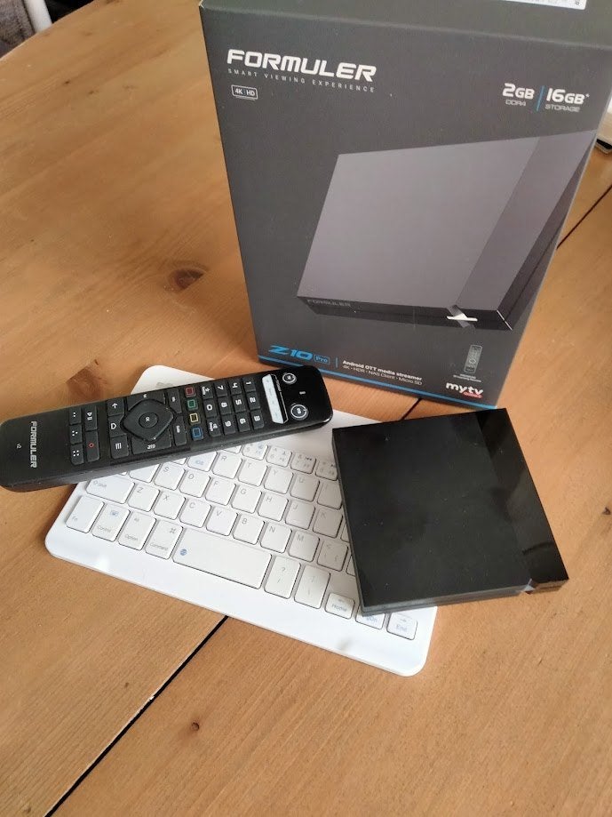 Zgan Formuler Z10 Pro Mediaspeler incl. Bluetooth Keyboard, Audio, Tv en Foto, Mediaspelers, Ophalen, Zo goed als nieuw, HDMI