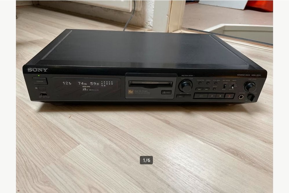 Sony MDS-JE510 Minidisc Recorder met AB., Audio, Tv en Foto, Walkmans, Discmans en Minidiscspelers, Ophalen, Minidisc-recorder
