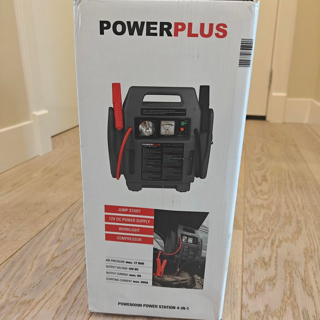 PowerPlus Power Station 4-in-1 Jumpstarter Compressor, Ophalen of Verzenden, Nieuw
