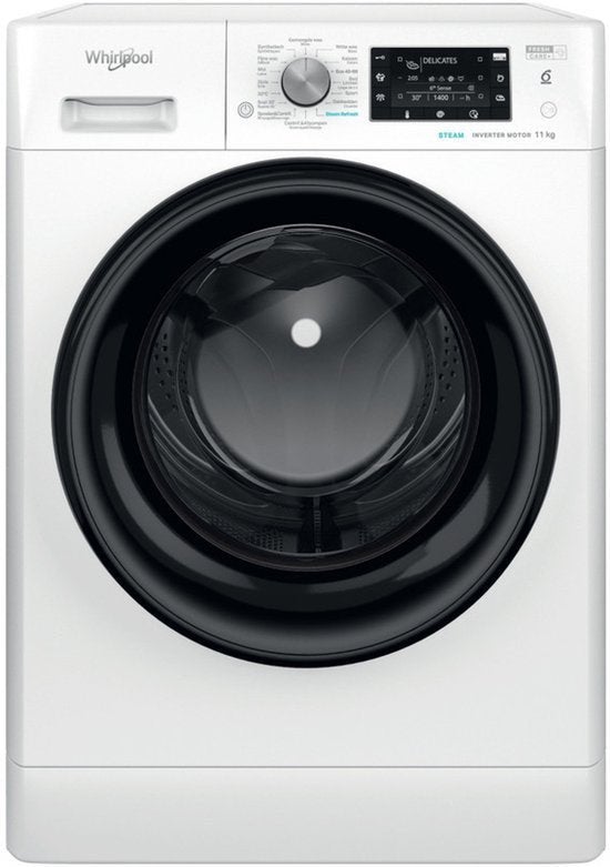 Whirlpool wasmachine FFD 11489E BV BE - 11 kg, Whirlpool Nederland B.V., 1200 tot 1600 toeren, 10 kg of meer, Koningin Wilhelminaplein 14, 1062 HH Amsterdam