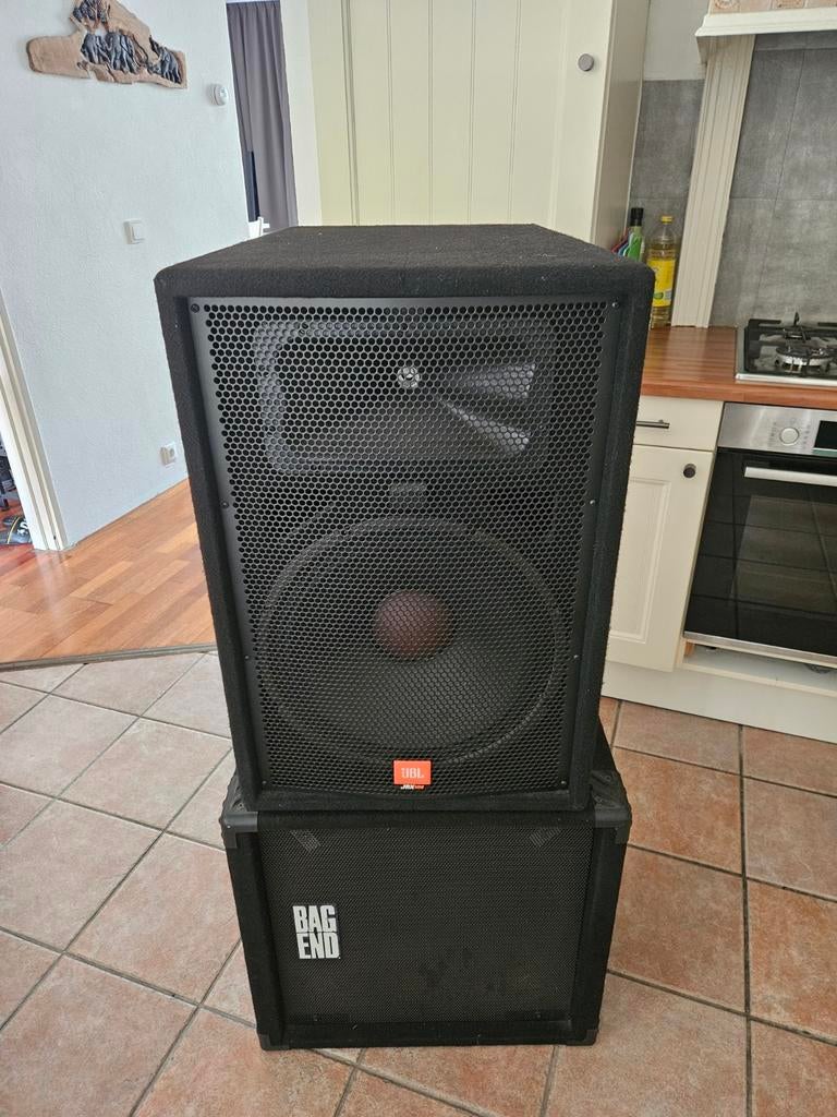 JBL Speakers JRX 100 & Bag End S18E-C  en versterkers, Audio, Tv en Foto, Luidsprekers, Ophalen of Verzenden, 120 watt of meer
