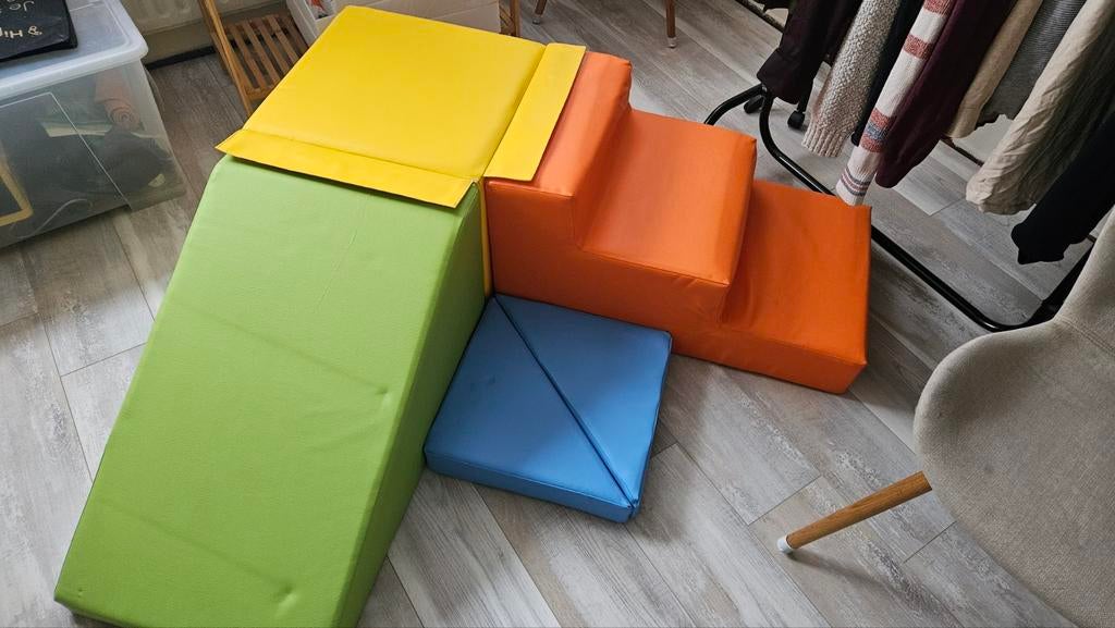 Zachte speelset voor kinderen - Klimmen en spelen, Kinderen en Baby's, Speelgoed | Buiten | Speeltoestellen, Ophalen, Gebruikt