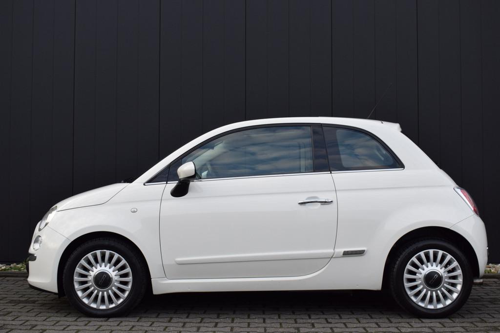 Fiat 500 0.9 TwinAir Lounge Panoramadak | Telefonie | Airco, Auto's, Voorwielaandrijving, Euro 5, Gebruikt, Met garantie (alle)