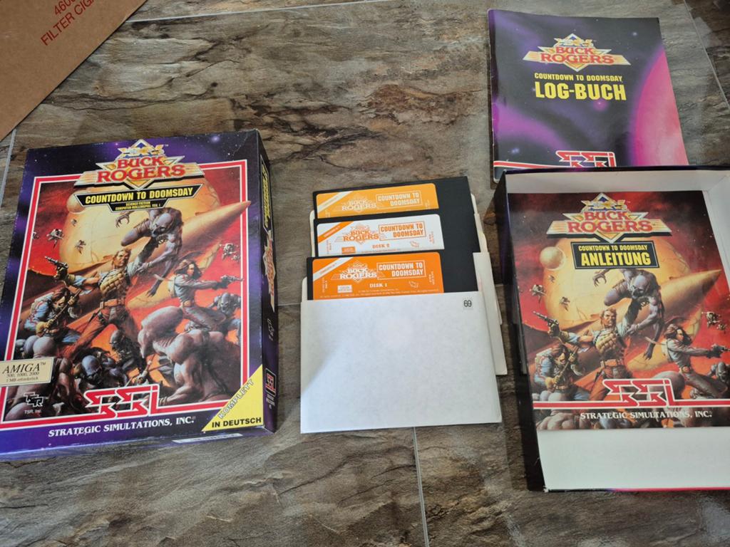 Buck Rogers: Countdown to Doomsday - Commodore 64 Disk big b, Gebruikt, 1 speler, Ophalen of Verzenden, Role Playing Game (Rpg)