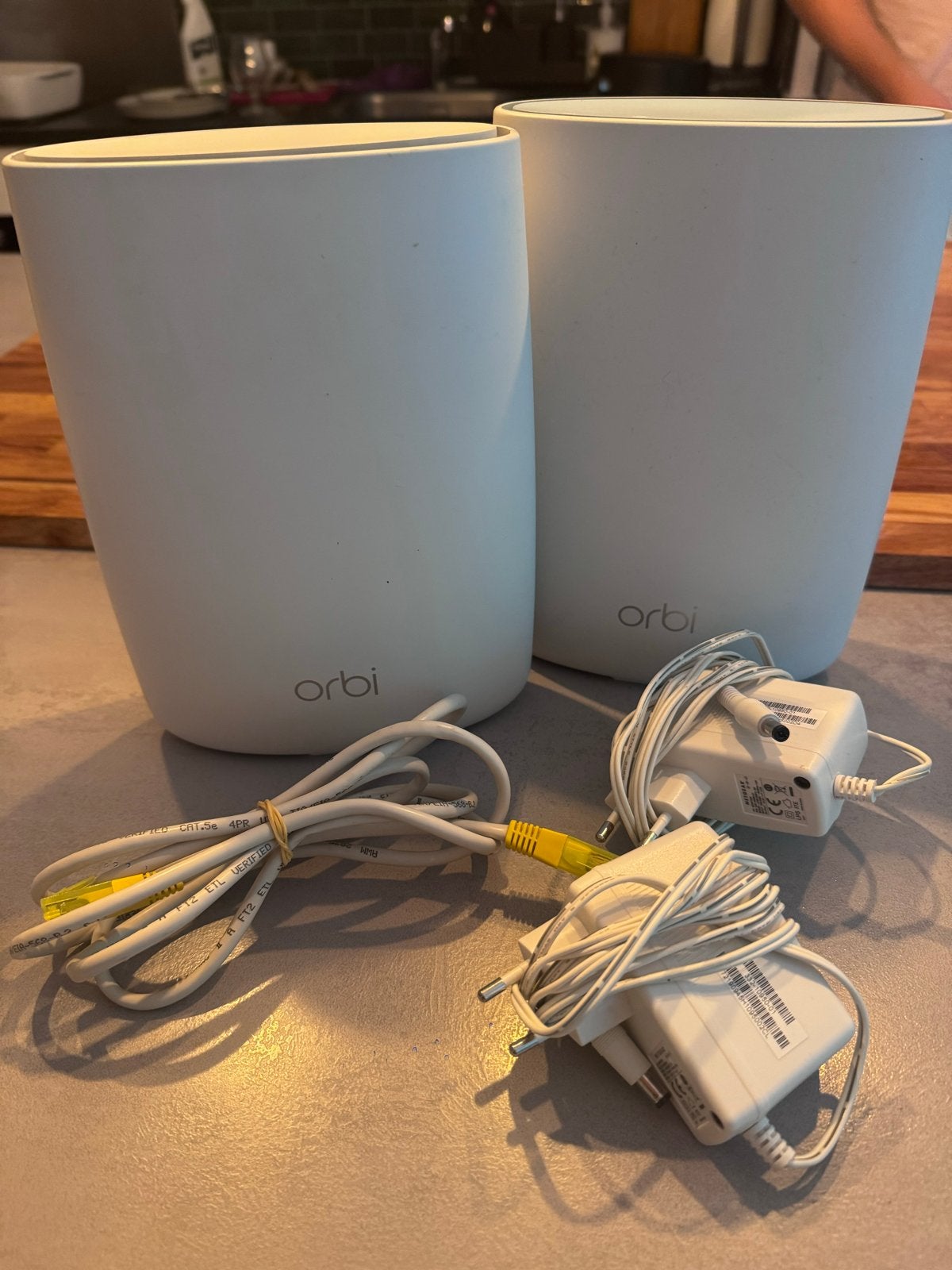 Netgear Orbi RBR50V2 Router en Satellite Set, Ophalen of Verzenden, Gebruikt, Router