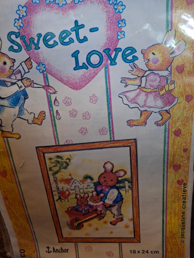 Sweet love  03, Ophalen of Verzenden, Nieuw, Borduurpakket