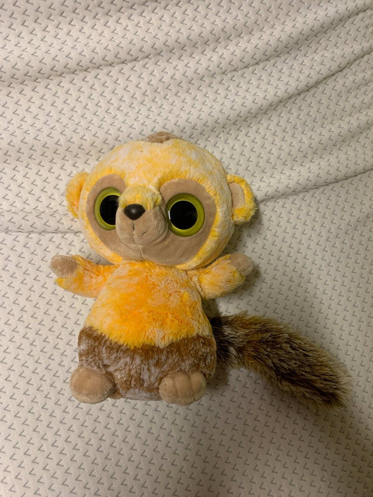 Schattige Aap Knuffel - 27 cm, Geel, Ophalen of Verzenden, Zo goed als nieuw, Middelgroot (20 tot 80 cm)