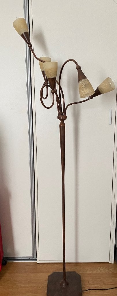 Vloerlamp, Ophalen, Gebruikt, Metaal, 150 tot 200 cm