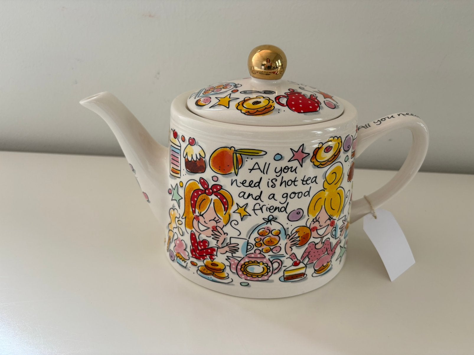 Blond Amsterdam theepot, Huis en Inrichting, Keuken | Servies, Ophalen of Verzenden, Zo goed als nieuw, Aardewerk, Overige typen