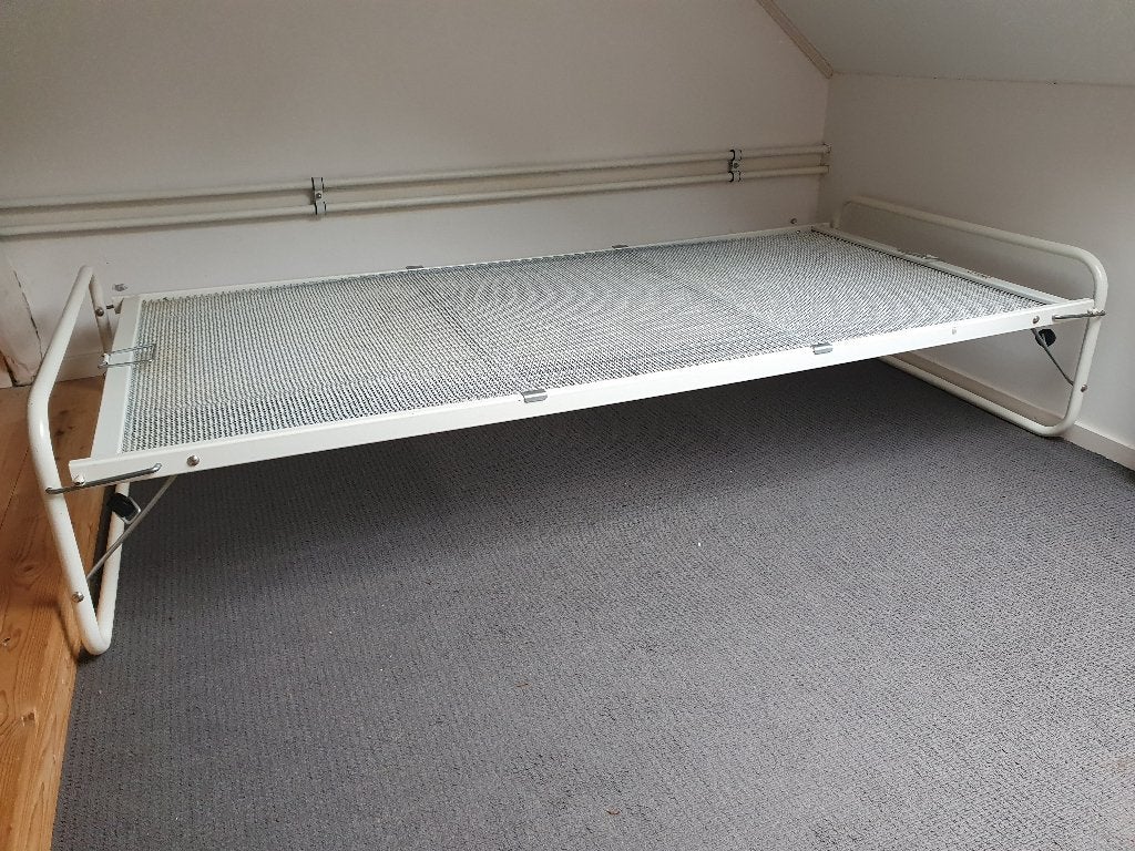 onderschuifbed, Huis en Inrichting, Slaapkamer | Bedden, Ophalen, 90 cm, Eenpersoons, Wit