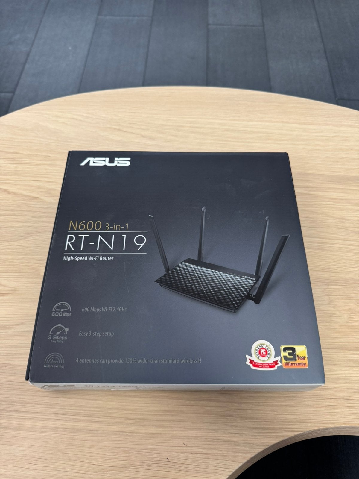 ASUS RT-N19 N600 WiFi Router, Ophalen of Verzenden, Zo goed als nieuw, Router