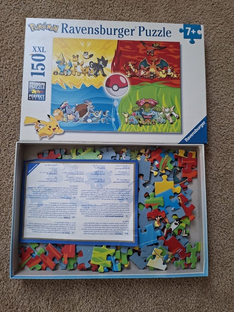 Pokémon Ravensburger puzzel – 150 XXL stukjes, Ophalen, Minder dan 500 stukjes, Gebruikt, Legpuzzel