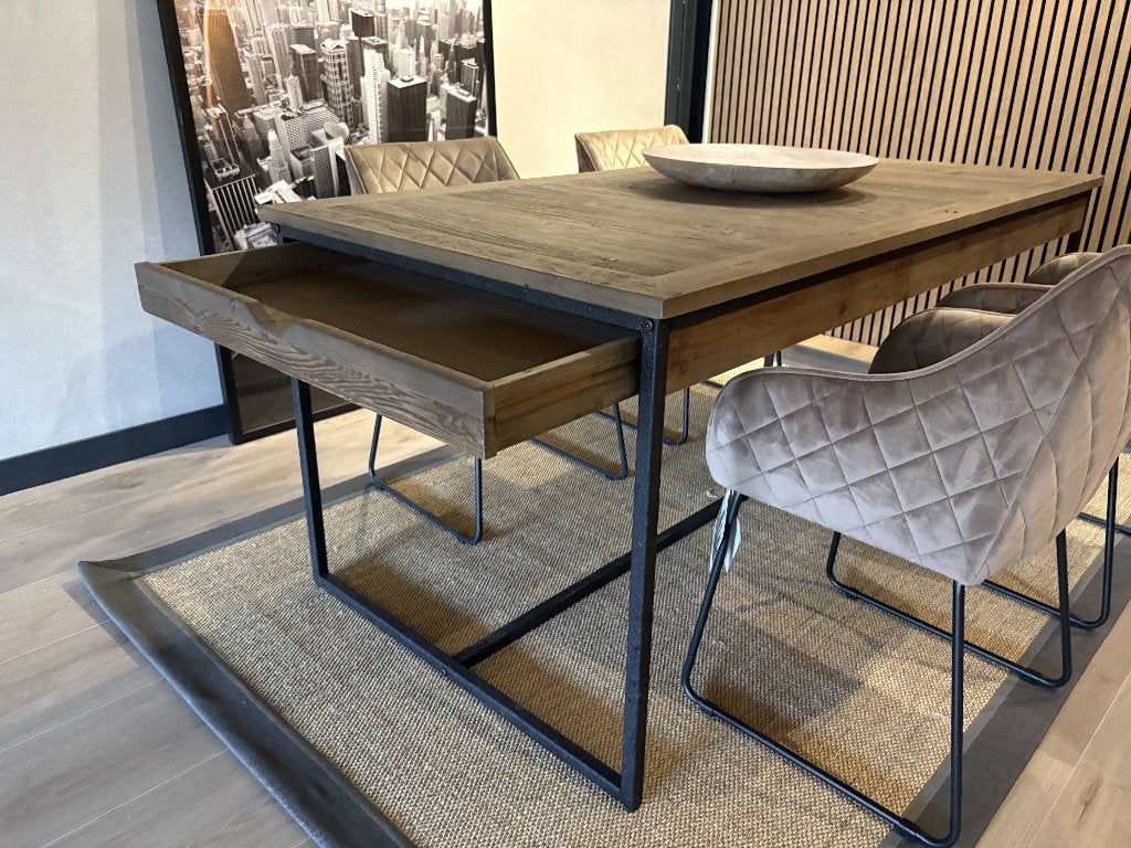 Riviera Maison Shelter Island Eetkamertafel 180x90 338260 3X, Nieuw, 150 tot 200 cm, Rechthoekig, 50 tot 100 cm