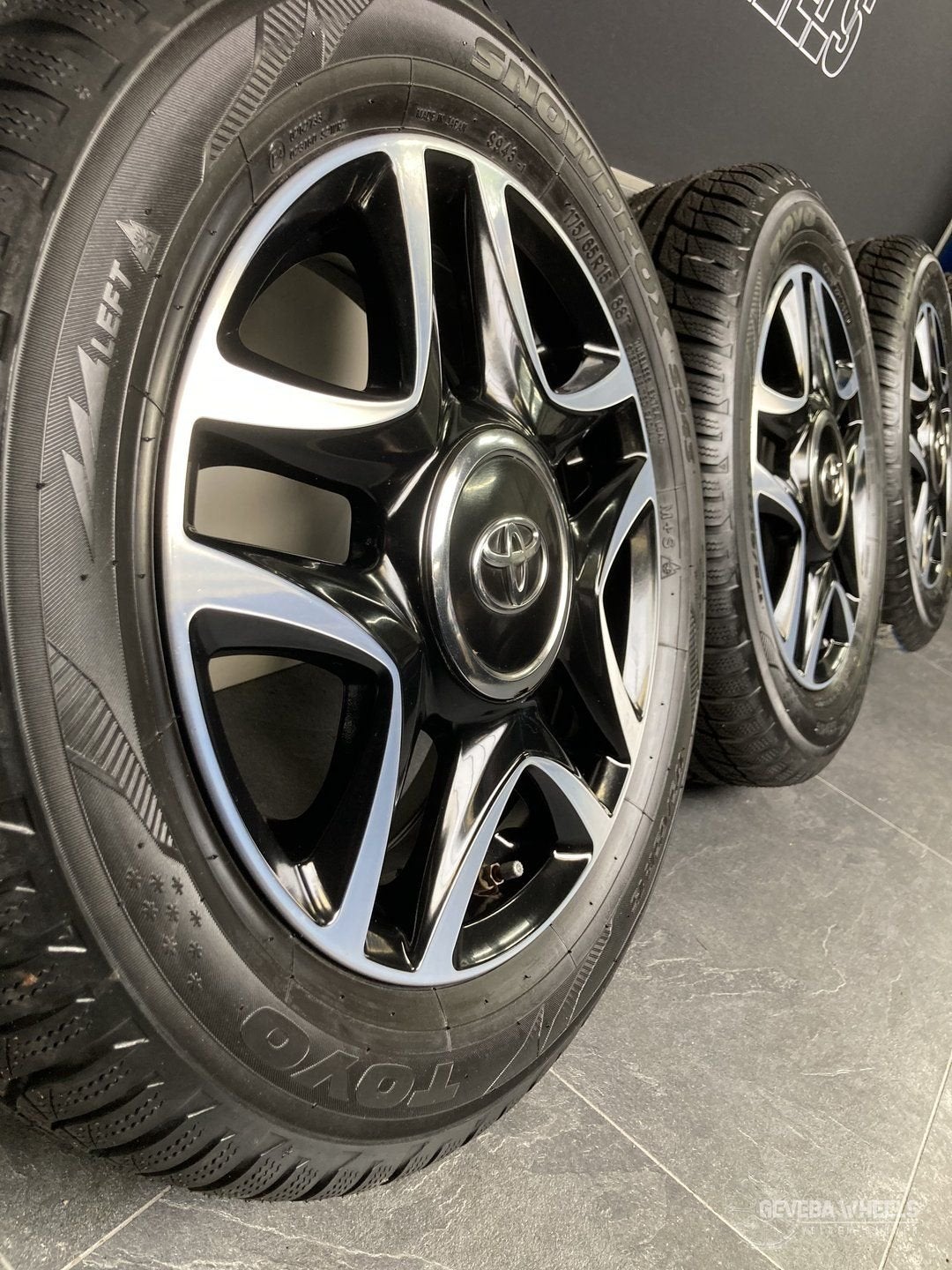 15” originele Toyota Yaris velgen + winterbanden 4x100, Gebruikt, 15 inch, -, 175 mm