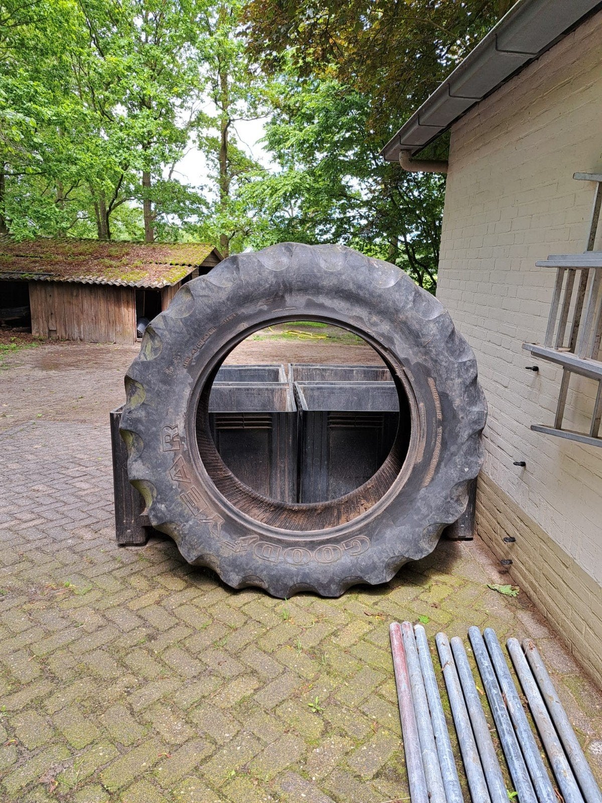 Gratis tractorband, Ophalen