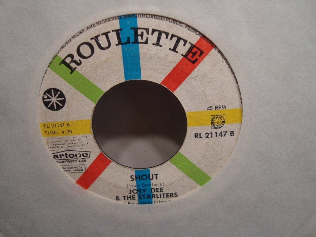 Joey Dee & tThe starliters, Ophalen of Verzenden, Gebruikt, 7 inch, Pop