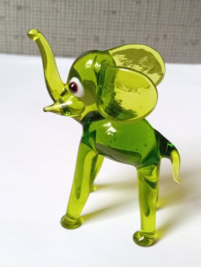 glazen olifant beeldje, Antiek en Kunst, Antiek | Glas en Kristal, Verzenden