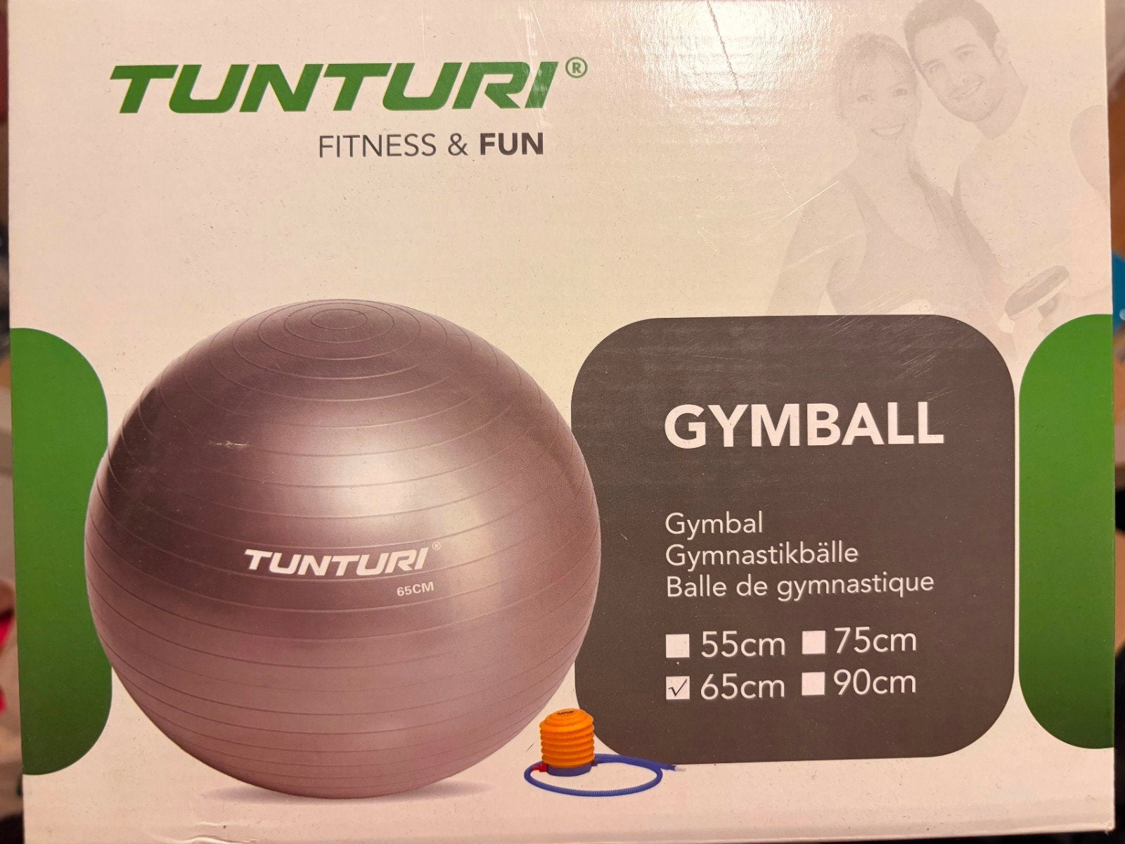 Tunturi Fitness Gymbal, Ophalen, Nieuw, Buik, Fitnessbal