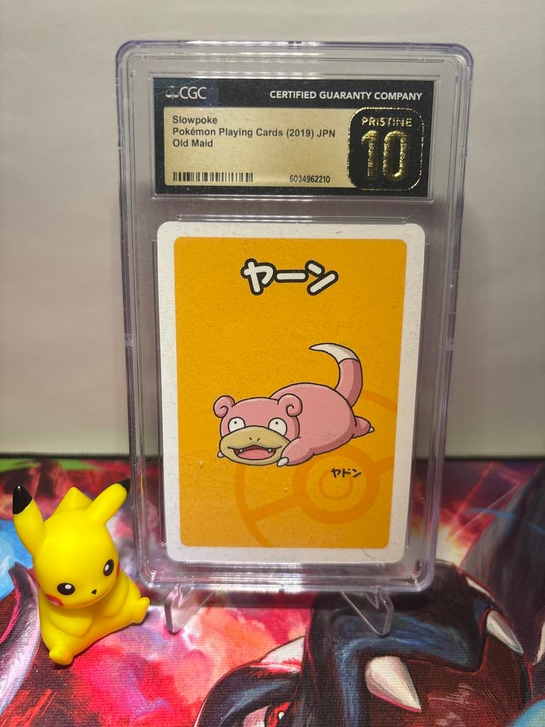Slowpoke Pokémon Kaart (2019) JPN Old Maid CGC Pristine 10, Ophalen of Verzenden, Zo goed als nieuw, Losse kaart