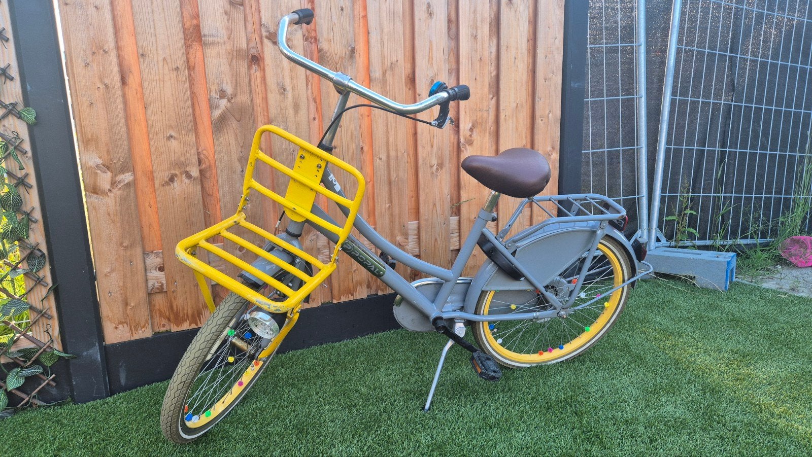 Stoere Kinderfiets 22 inch met Voordrager, Fietsen en Brommers, Fietsen | Tandems, Ophalen, Gebruikt, Minder dan 49 cm, Minder dan 47 cm