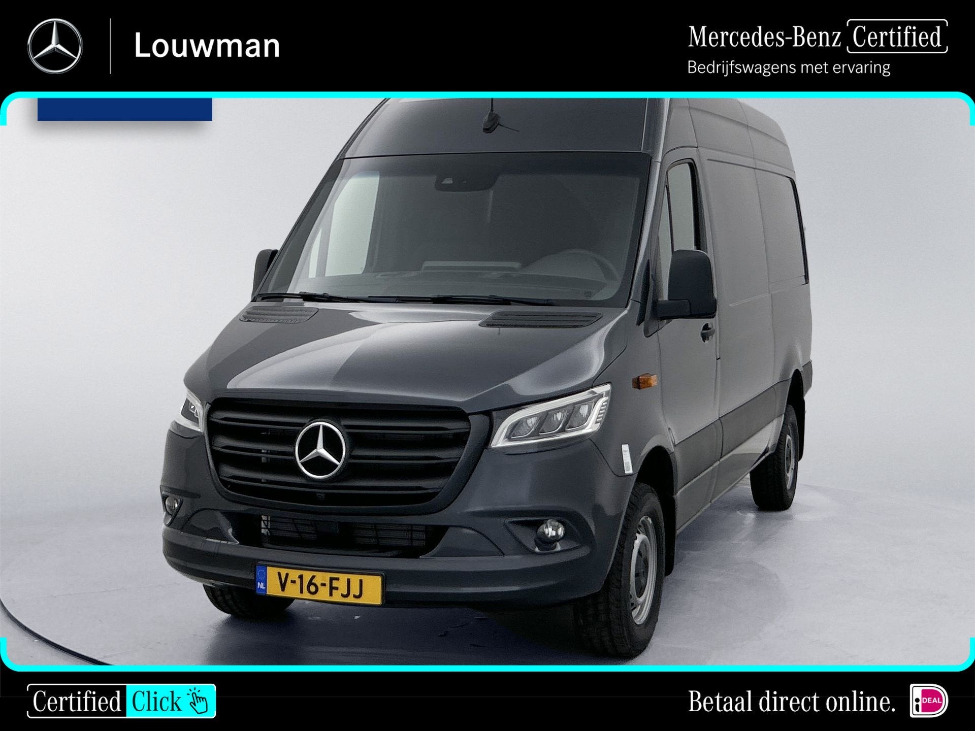 Mercedes-Benz Sprinter 319 CDI L2H2 Distronic 3500kg Trekhaa, Auto's, Automaat, Gebruikt, Bedrijf, Diesel