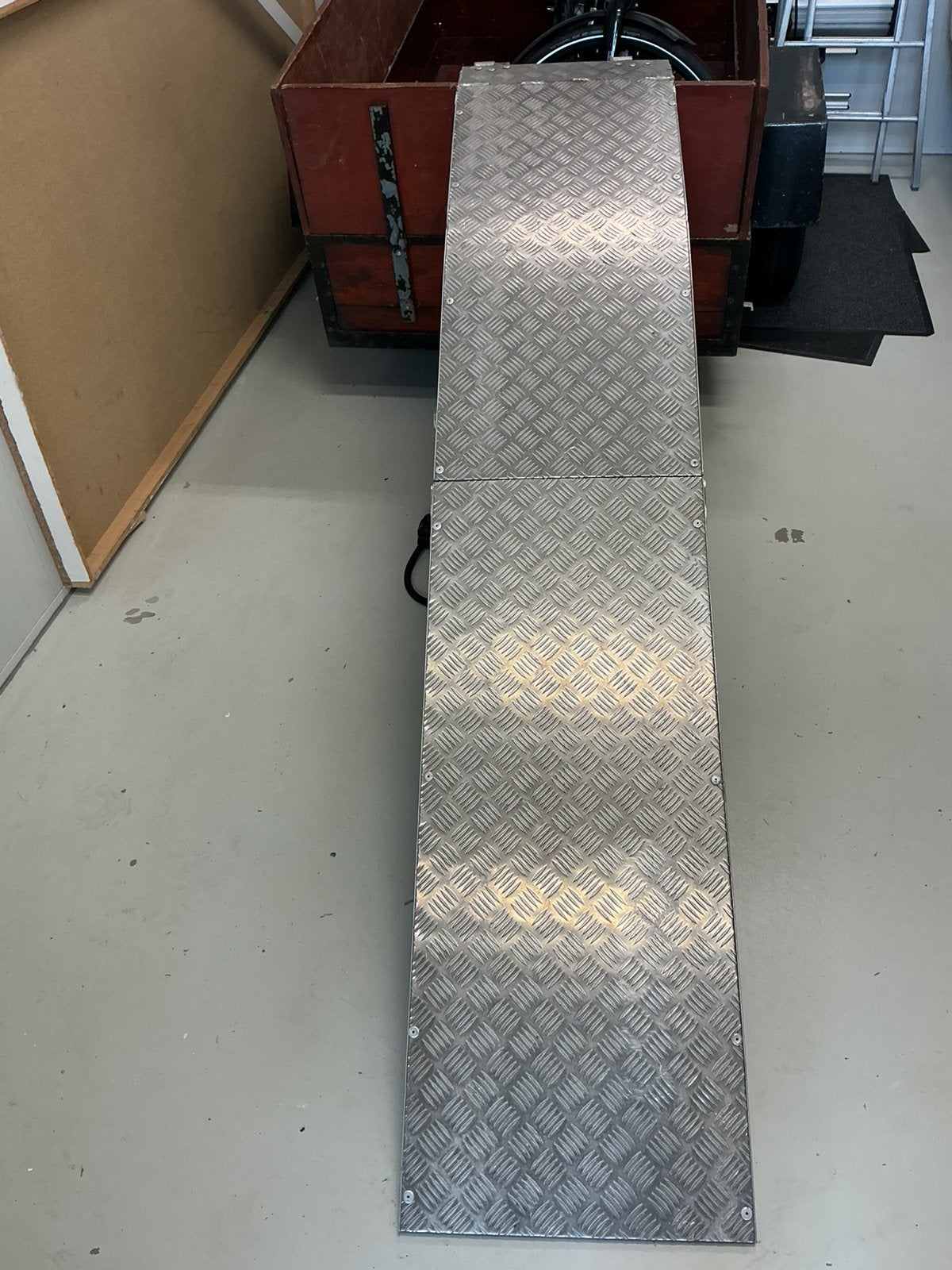 Zware oprijplaat  Aluminium, Ophalen, Zo goed als nieuw