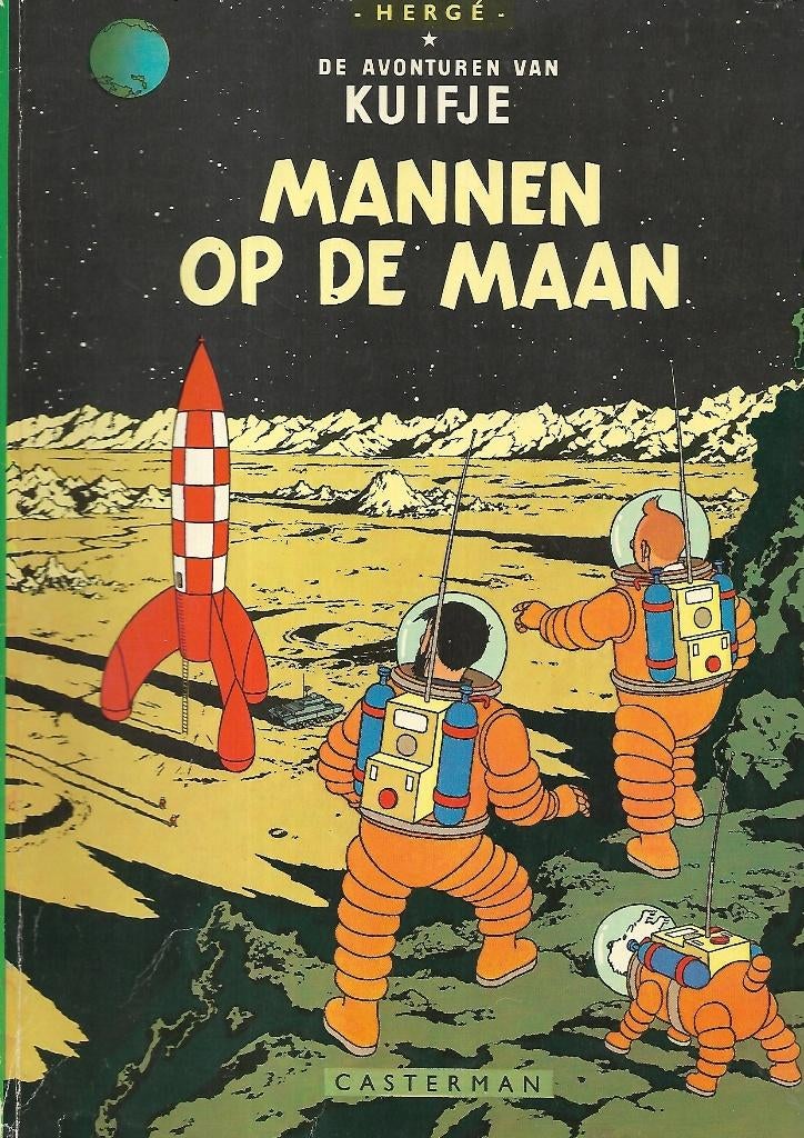 Kuifje - Mannen op de maan, Eén stripboek, Verzenden, Gelezen