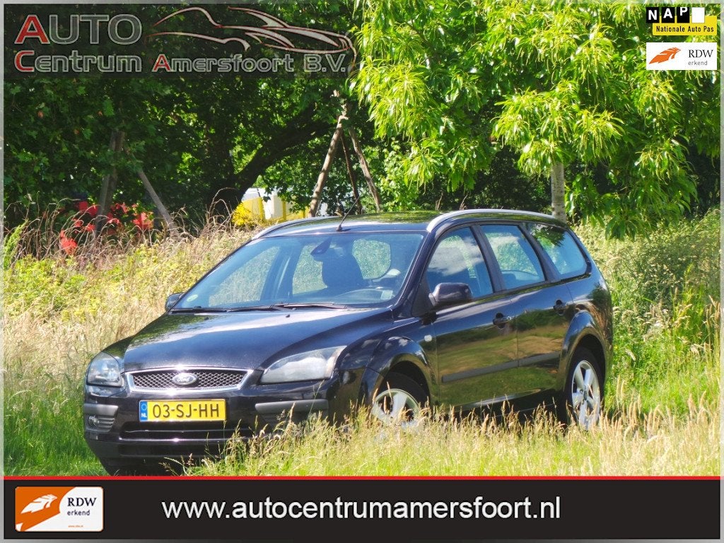 Ford Focus Wagon 2.0-16V Futura ( INRUIL MOGELIJK ), Auto's, Electronic Stability Program (ESP), Gebruikt, Zwart, Origineel Nederlands