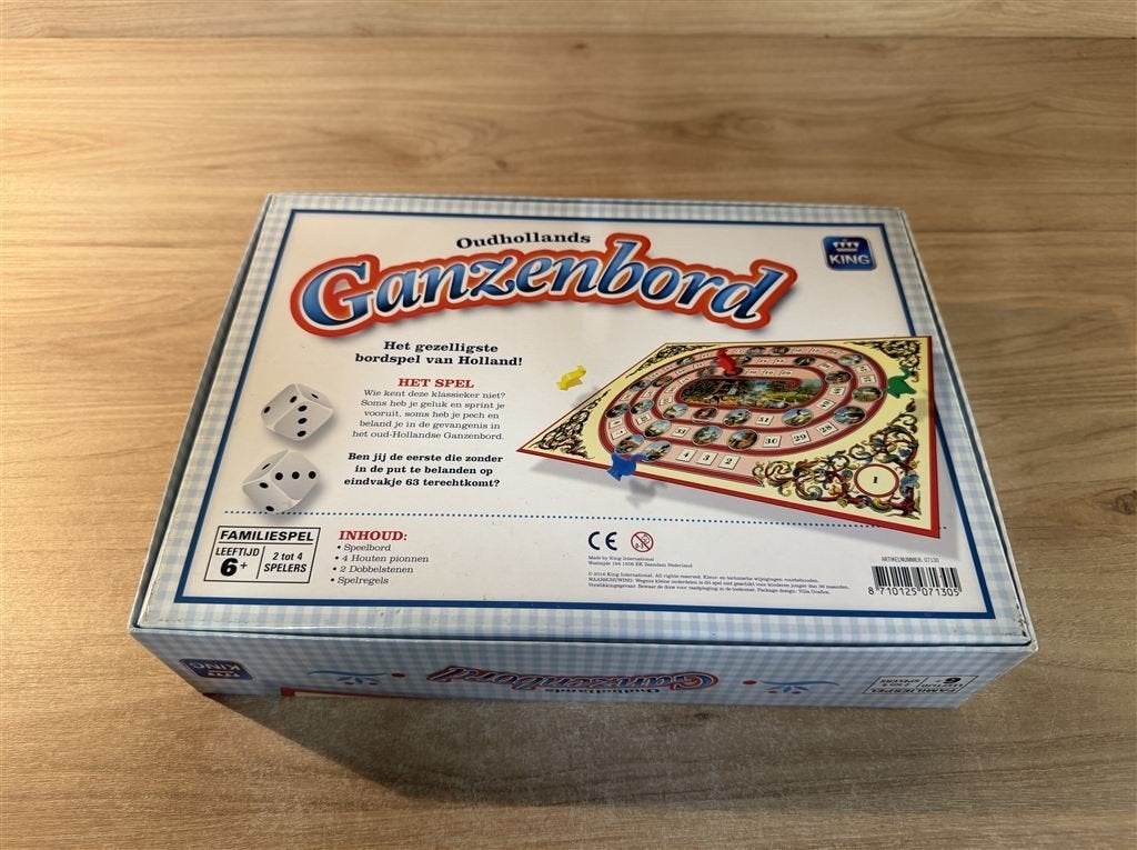 oudhollands ganzenbord - s6926, Verzenden, Zo goed als nieuw