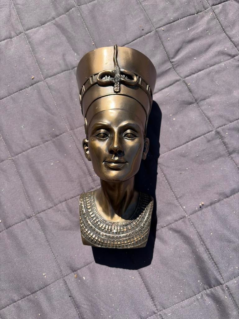 Buste Nefertiti - Decoratief Beeldje, Verzamelen, Ophalen of Verzenden, Zo goed als nieuw, Overige typen