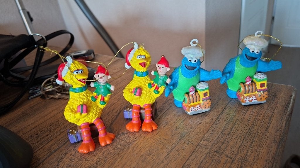 Sesamstraat kersthangers, Ophalen of Verzenden, Zo goed als nieuw